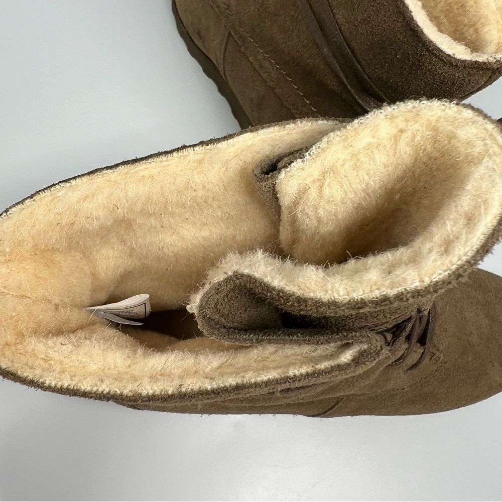 BearPaw Brown Ankle Booties - Picture 6 of 9